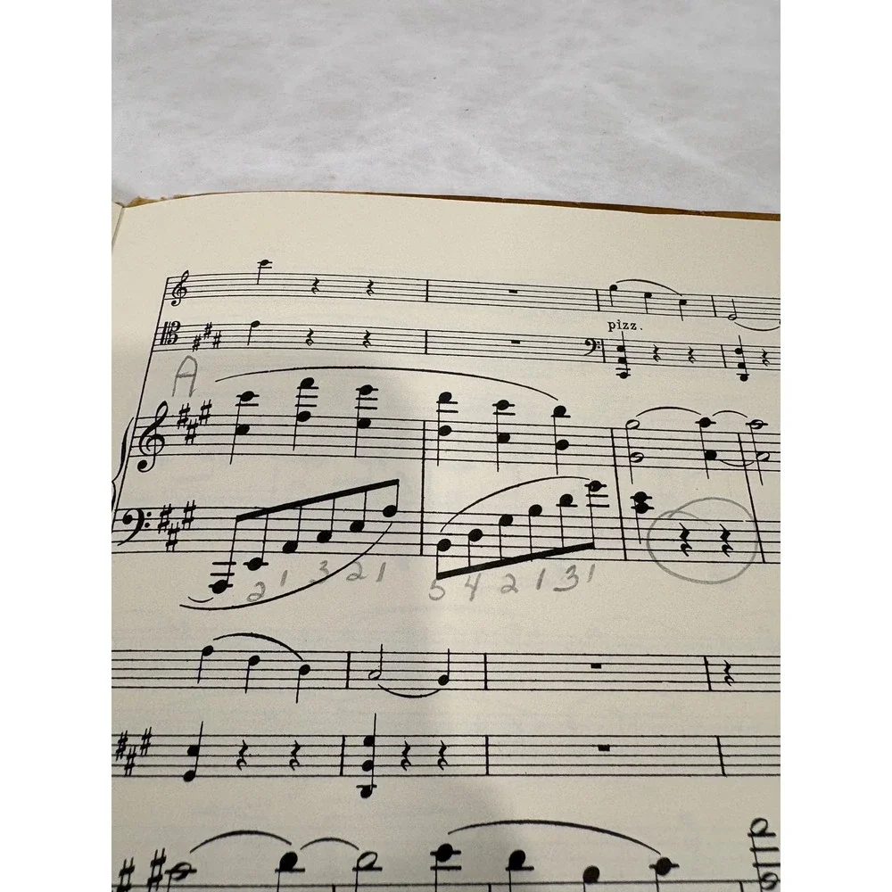 Brahms Trio in A minor Opus 114 Sheet Music Piano Cello Clarinet Violin Viola